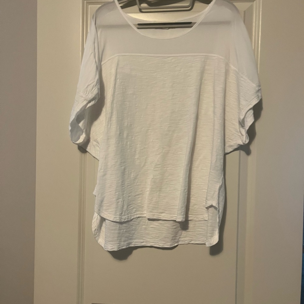 River + Sky White Women's Blouse